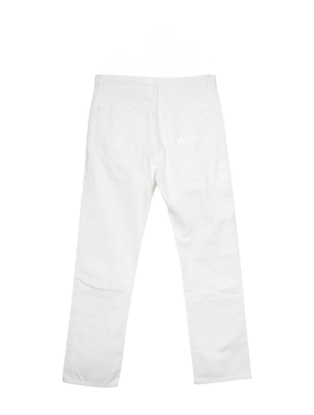 ALEXANDER MCQUEEN WHITE JEANS