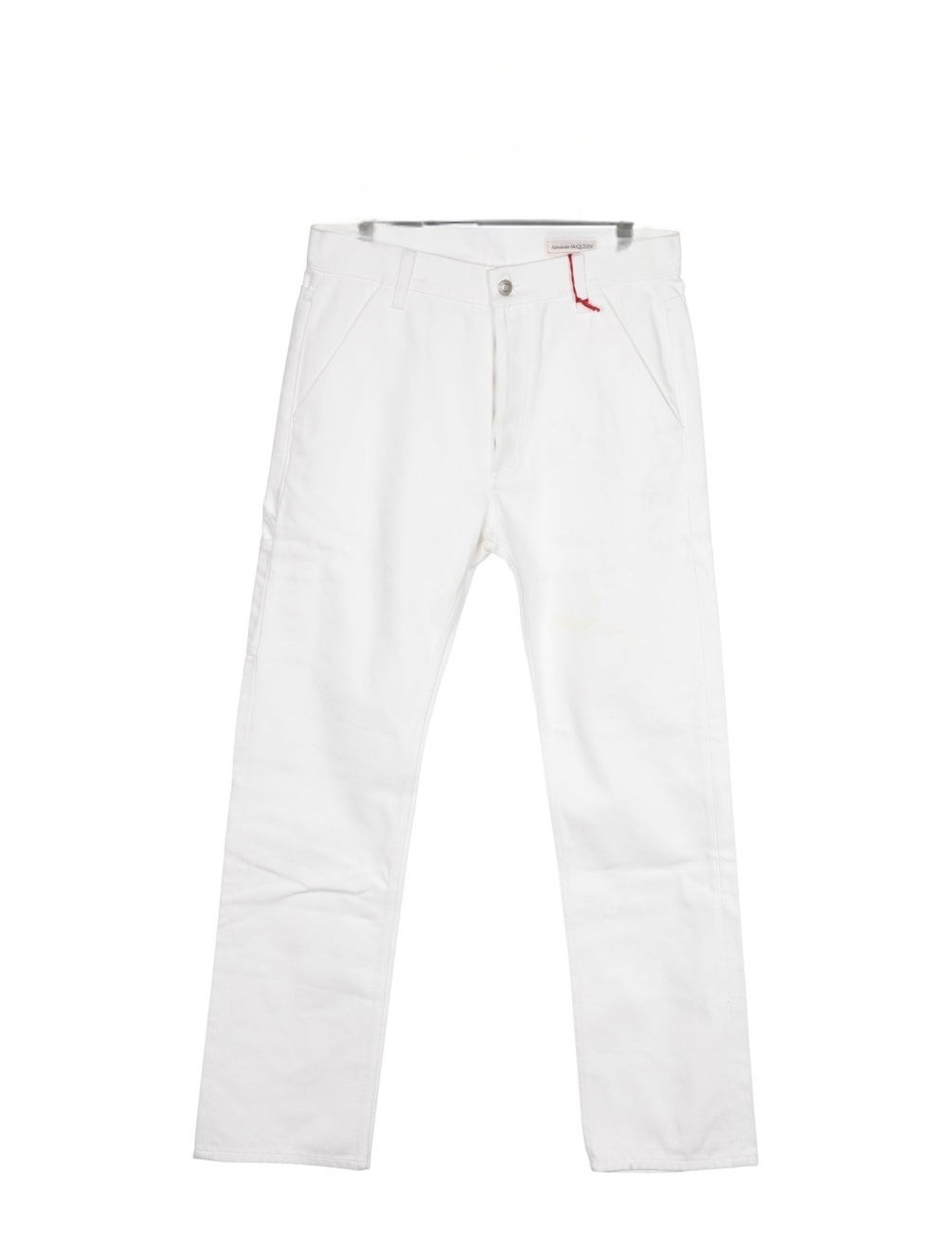 ALEXANDER MCQUEEN WHITE JEANS