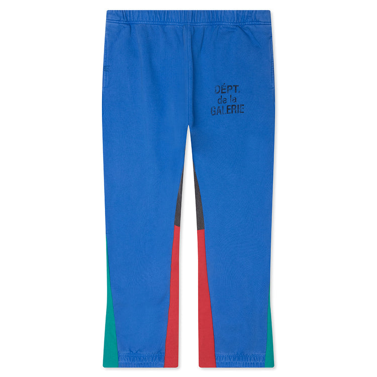 GALLERY DEPT. FLARE PANELED SWEATPANTS BLUE