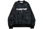 BAPE TEXT CODE CAMO CREWNECK