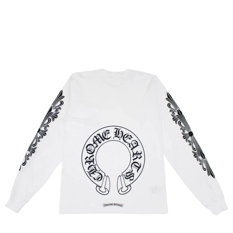 CHROME HEARTS FLORAL HORSESHOE LONGSLEEVE