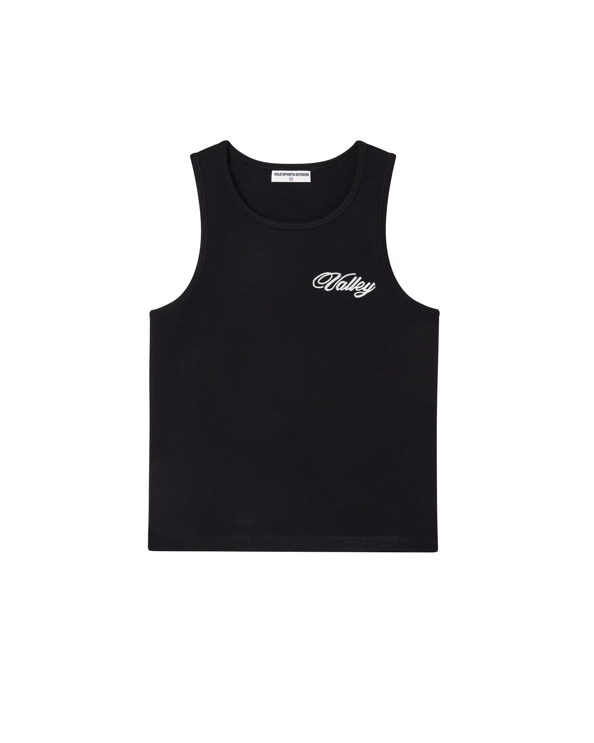 VALE SLUB BLACK TANK