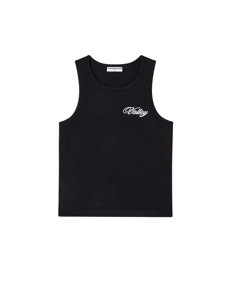 VALE SLUB BLACK TANK