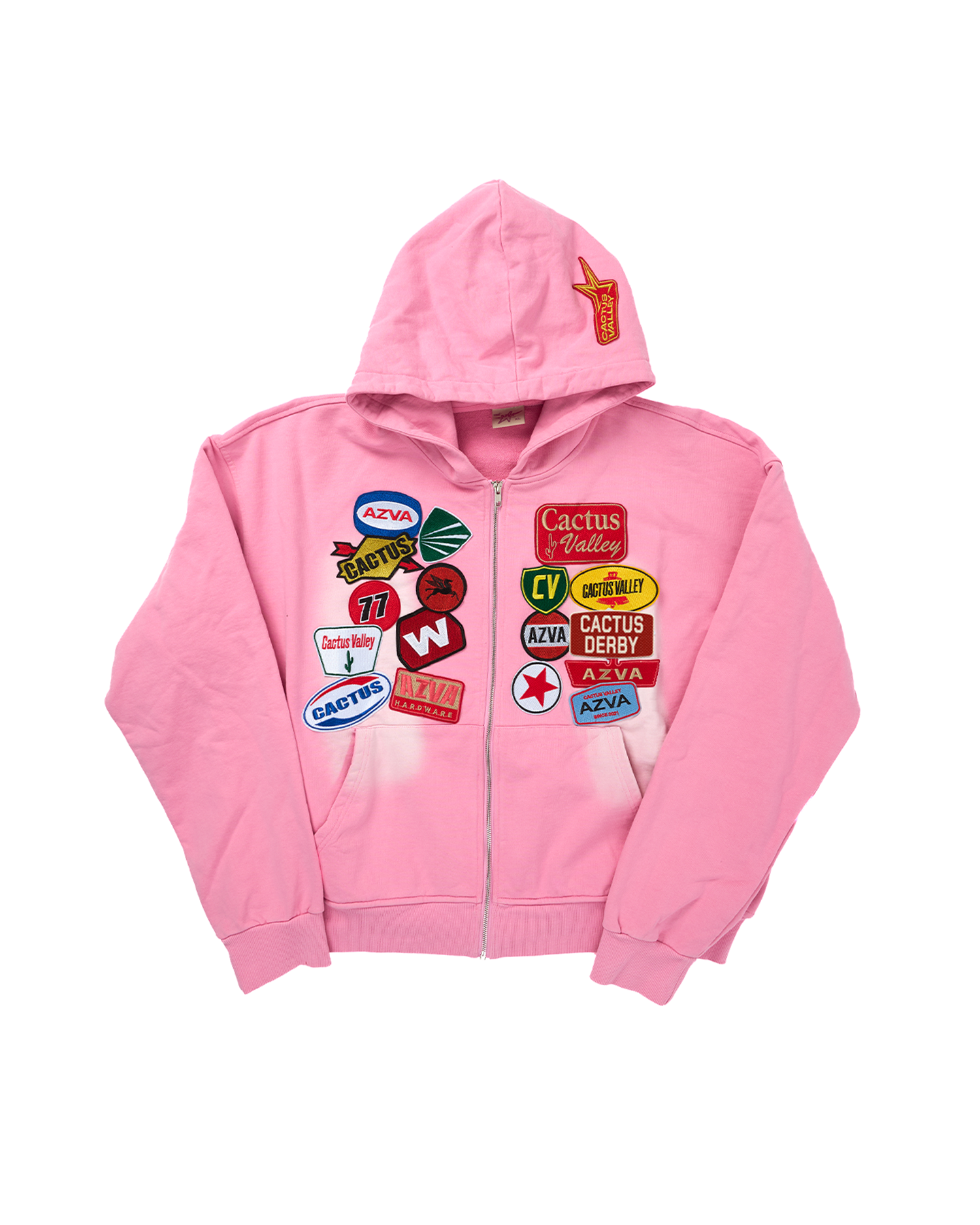 CACTUS VALLEY REST STOP HOODIE PINK