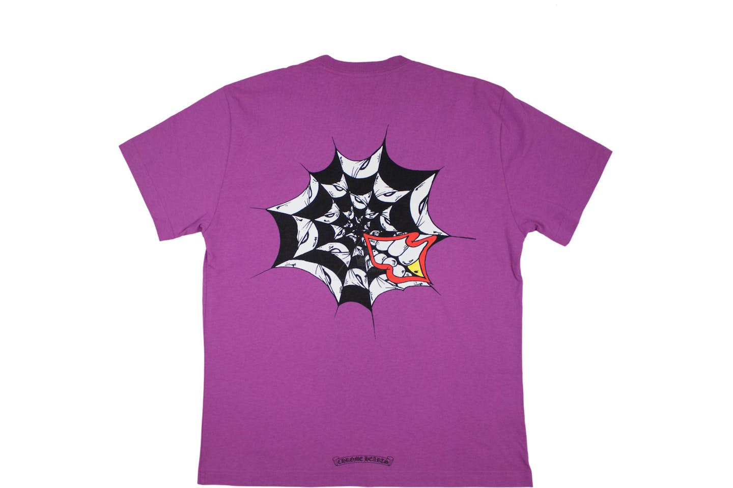 CHROME HEARTS MATTY BOY SPIDER WEB TEE