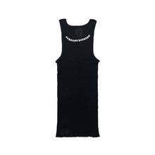 CHROME HEARTS NECK LOGO BLACK TANK TOP