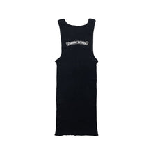 CHROME HEARTS NECK LOGO BLACK TANK TOP