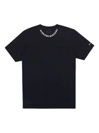 CHROME HEARTS NECK LOGO BLACK TEE