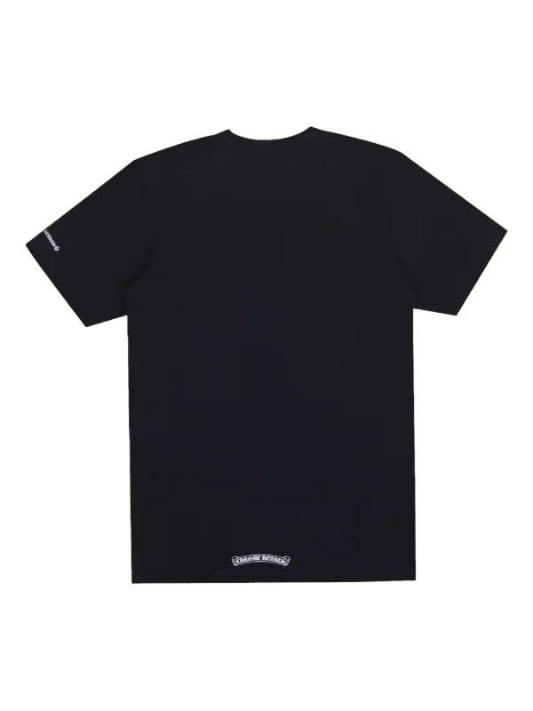 CHROME HEARTS NECK LOGO BLACK TEE