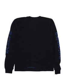 CHROME HEARTS NECK LOGO BLUE LONG SLEEVE
