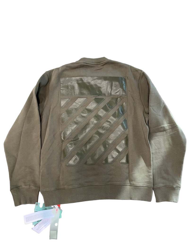 OFF WHITE DIAG PRINT SWEATER