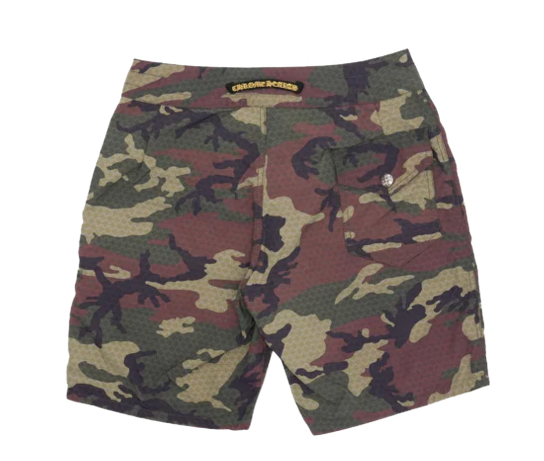 CHROME HEARTS CAMO SWIM TRUNKS
