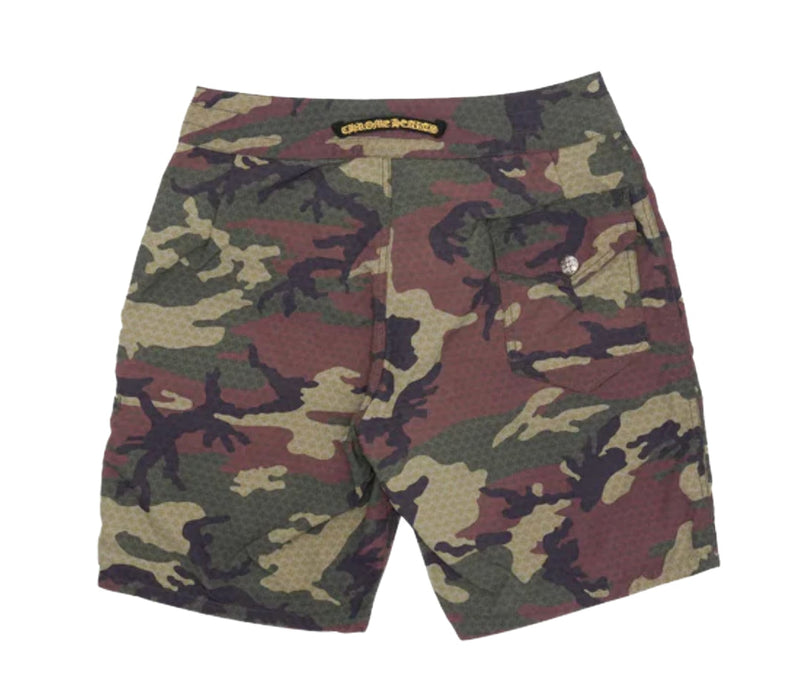 CHROME HEARTS CAMO SWIM TRUNKS