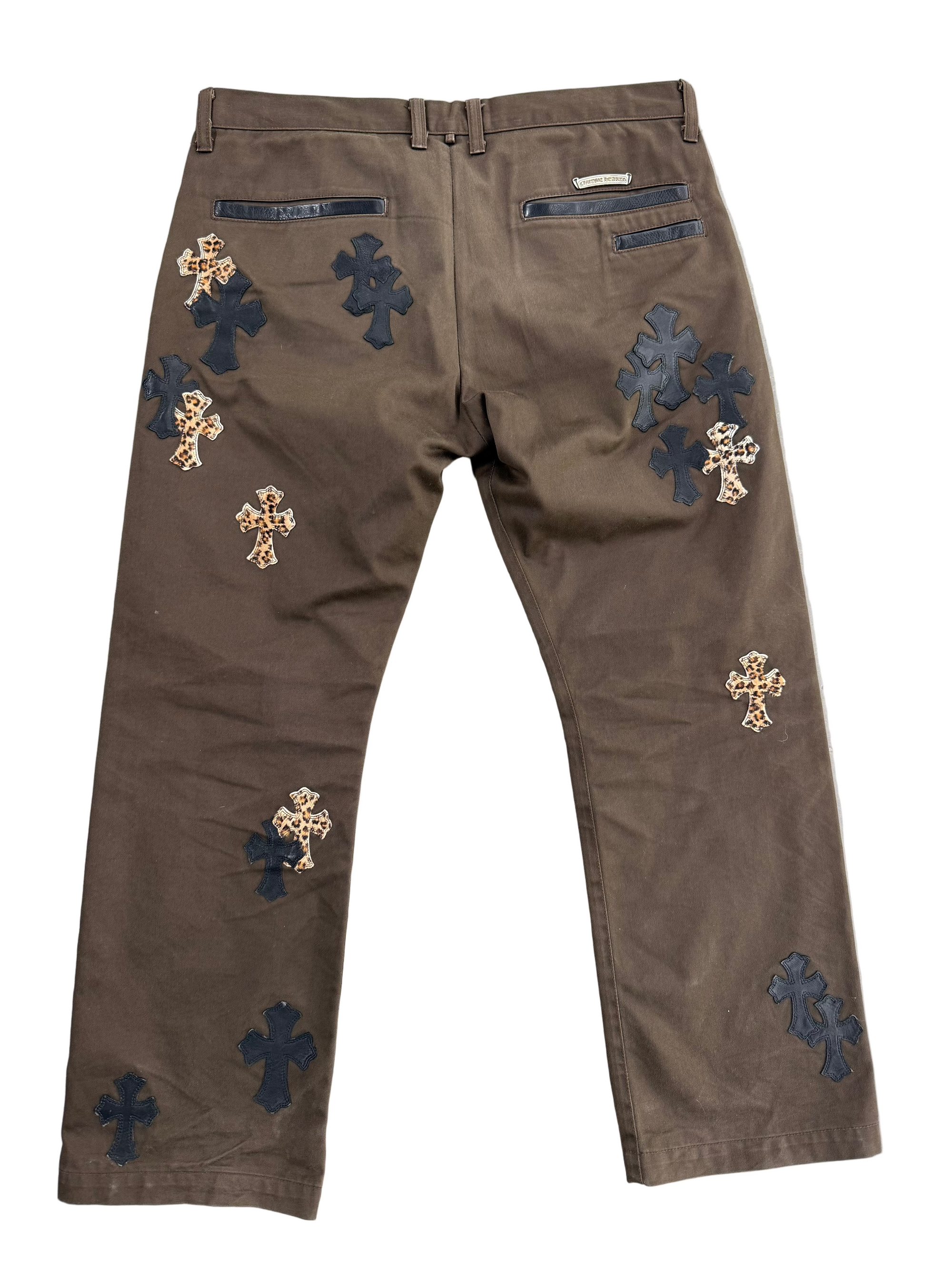 CHROME HEARTS CROSS PATCH CHINO PANTS