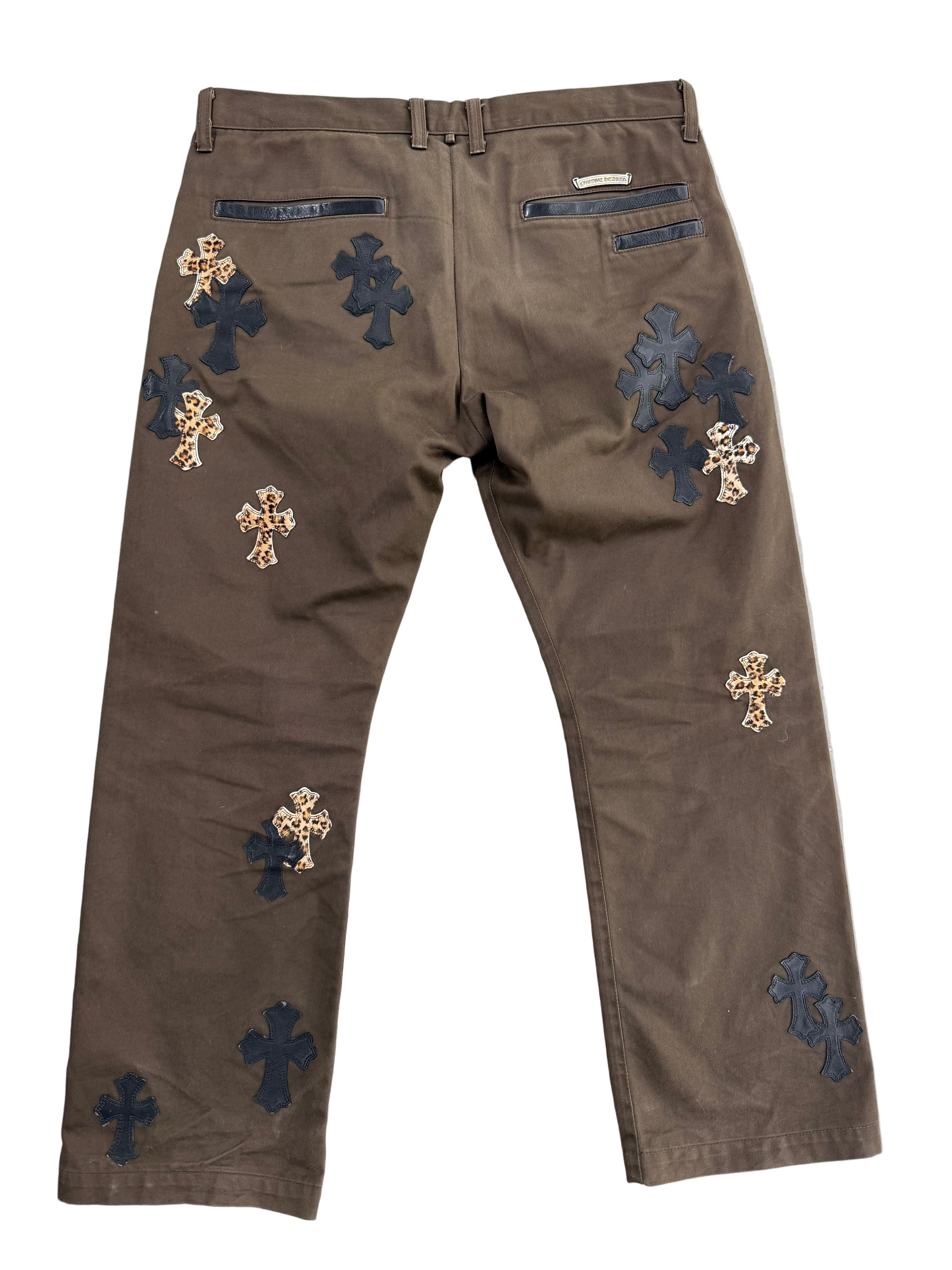 CHROME HEARTS CROSS PATCH CHINO PANTS