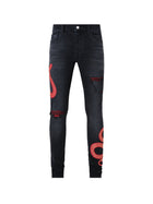 AMIRI SNAKE SKINNY JEAN