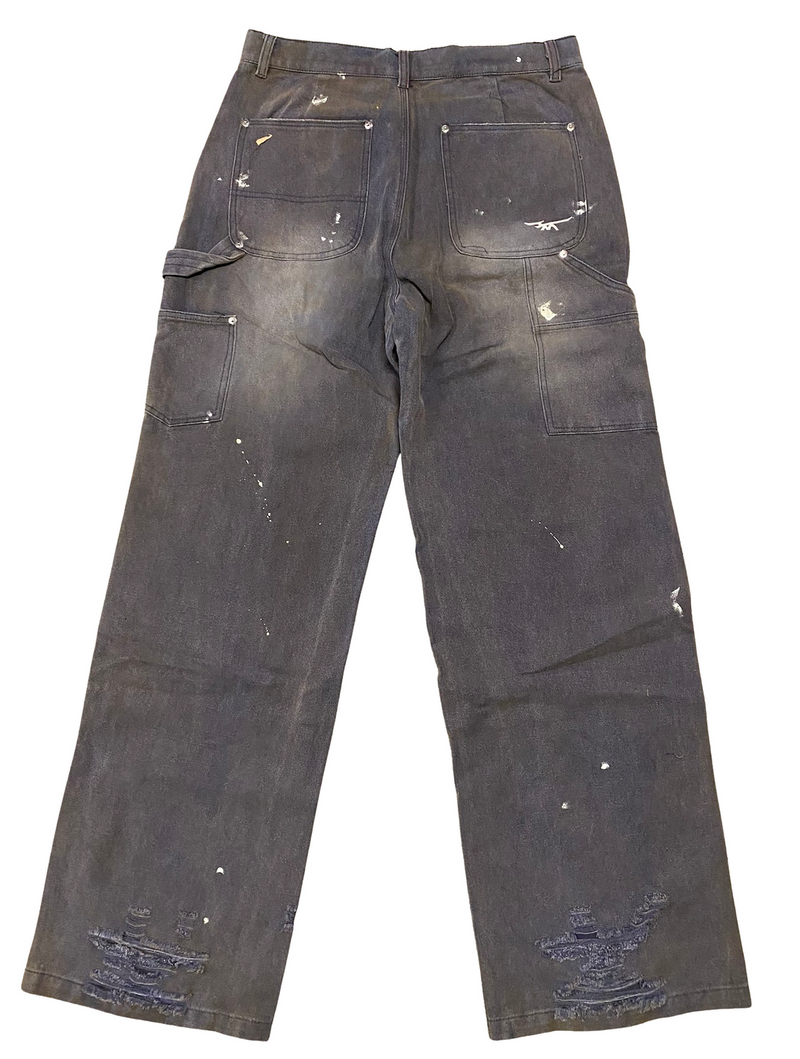 HAPPY MEMORIES DONT DIE HMDD DENIM WORK JEANS GREY