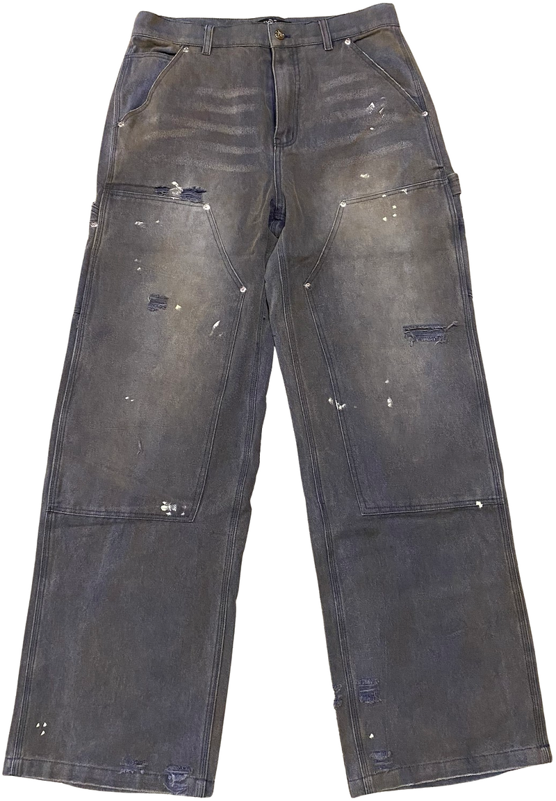 HAPPY MEMORIES DONT DIE HMDD DENIM WORK JEANS GREY