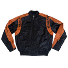 HARLEY DAVIDSON BLACK ORANGE BOMBER JACKET