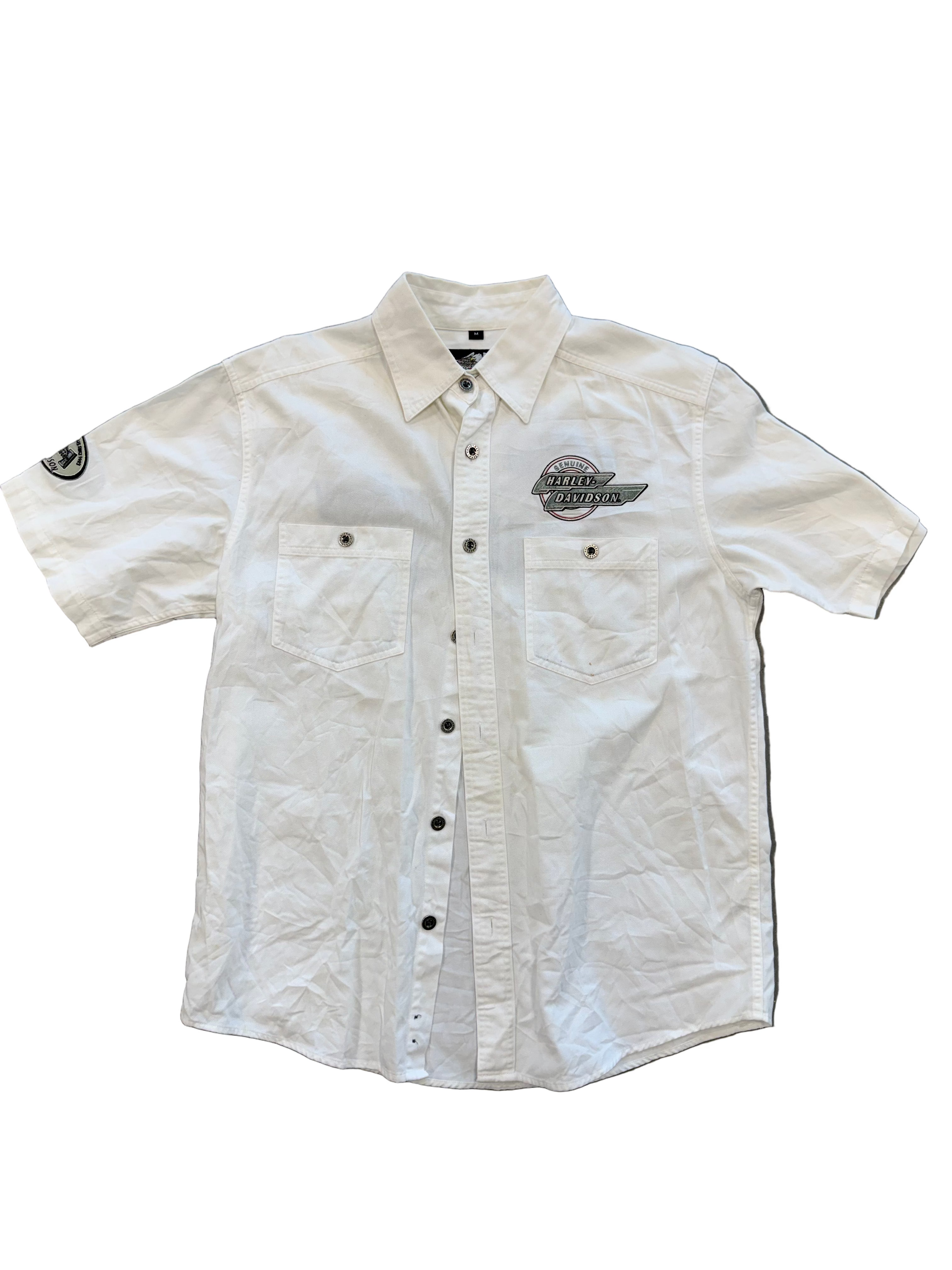 HARLEY DAVIDSON ALL AMERICAN LEGEND BUTTON UP