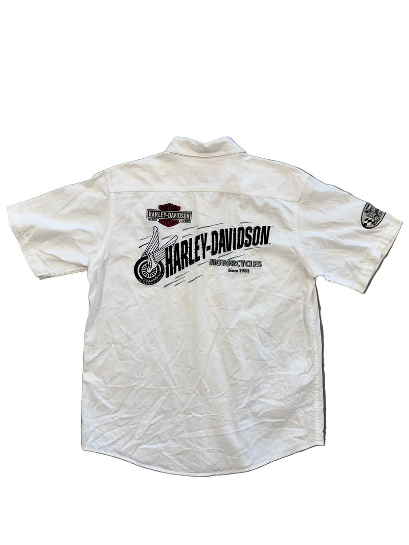 HARLEY DAVIDSON ALL AMERICAN LEGEND BUTTON UP