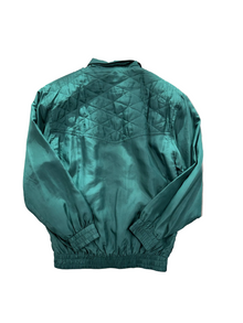 VINTAGE SILK EMRALD WINDBREAKER