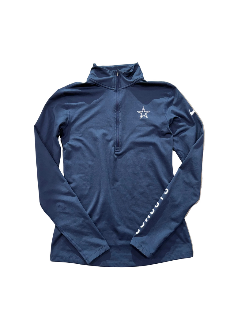 NIKE DRI FITDALLAS COWBOYS 1/4 ZIP