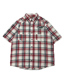 VINTAGE HARLEY DAVIDSON SHORT SLEEVE PLAID SHIRT