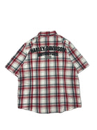 VINTAGE HARLEY DAVIDSON SHORT SLEEVE PLAID SHIRT