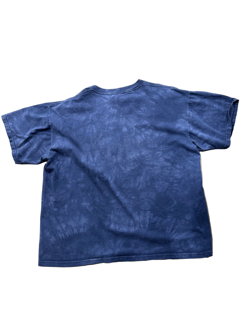 VINTAGE THE MOUNTAIN BALD EAGLE AMERICAN FLAG TEE