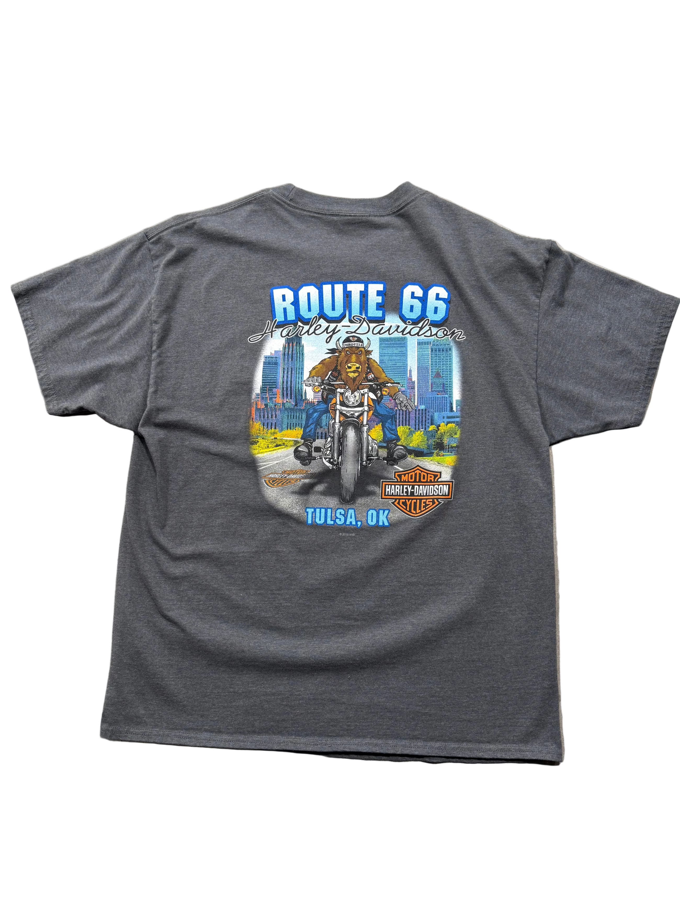 VINTAGE HARLEY DAVIDSON ROUTE 66 TEE