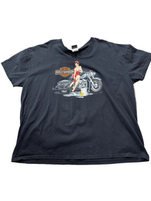VINTAGE HARLEY DAVIDSON PINUP GIRL TEE