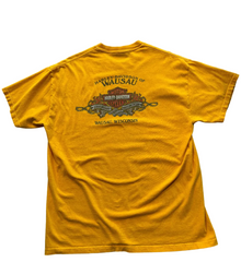 VINTAGE HARLEY DAVIDSON MUSTARD TEE