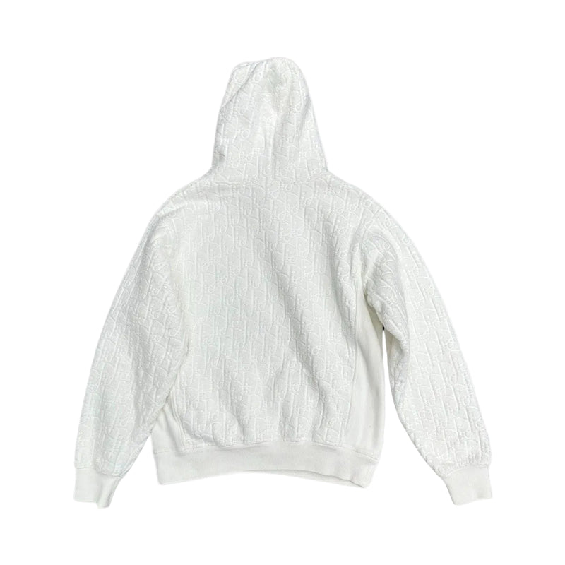 DIOR KNITWEAR WHITE HOODIE