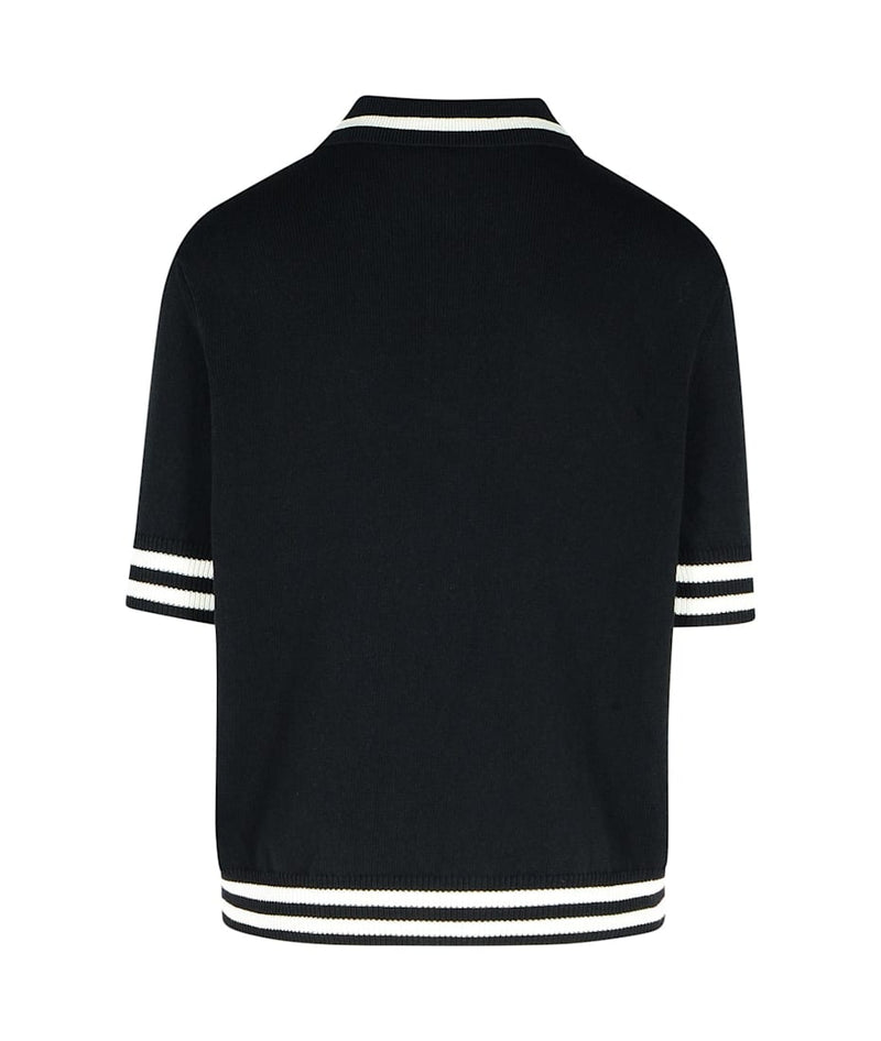 BALMAIN LOGO EMBROIDERED POLO