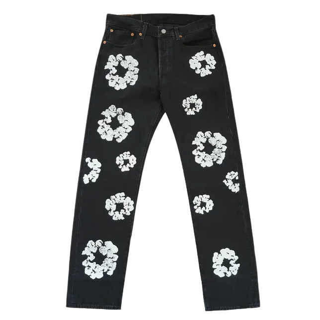 DENIM TEARS X LEVIS THE COTTON WREATH JEANS