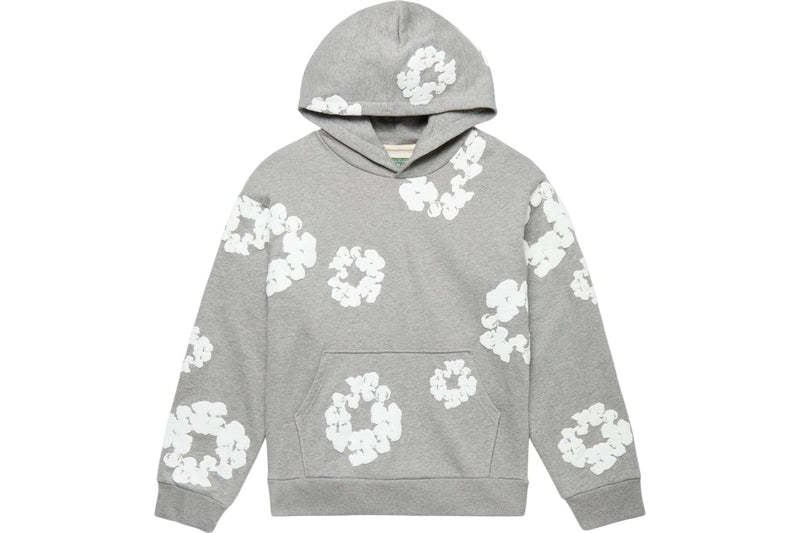 DENIM TEARS THE COTTON WREATH GREY SWEATSHIRT Pre Owned