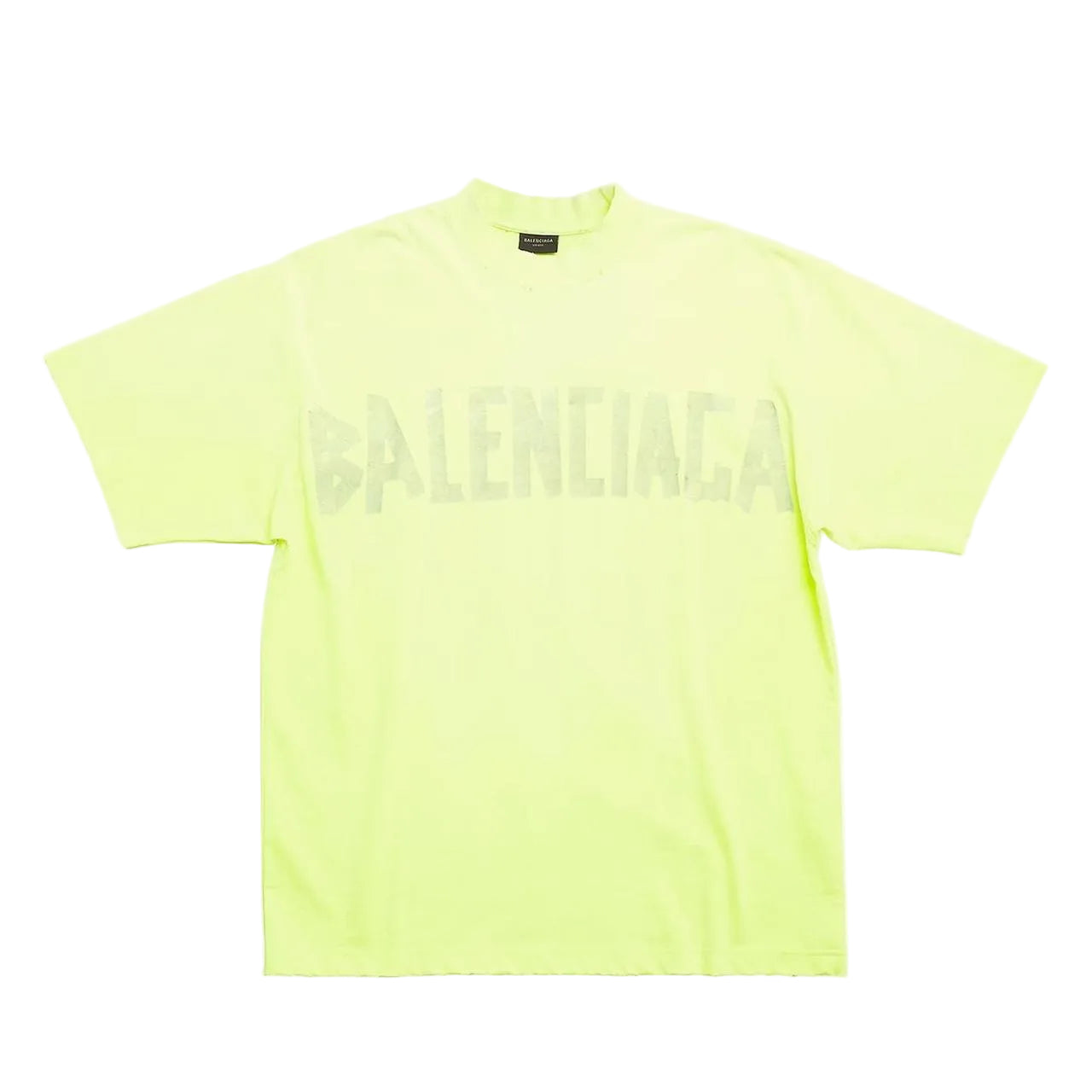 BALENCIAGA MASKING TAPE LOGO TEE