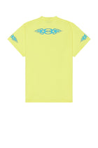 BALENCIAGA YELLOW BURNING UNITY OVERSIZED TEE