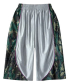 GOLD+VINTAGE GALLERY RASPBERRY HILLS SILVER CAMO B-BALL SHORTS