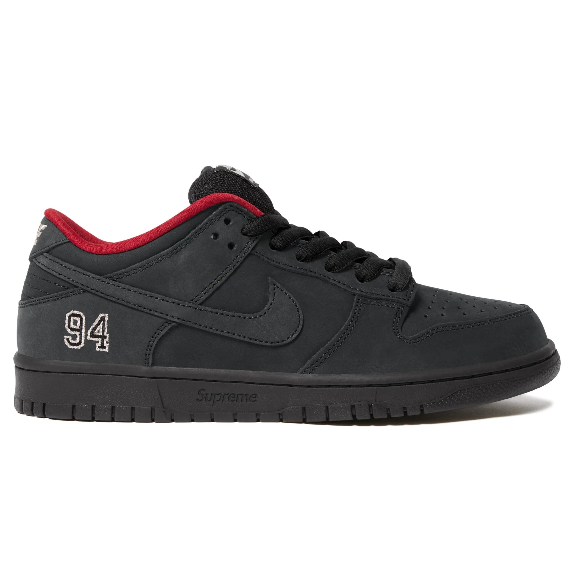 NIKE X SUPREME SB DUNK LOW SUPREME 94 BLACK