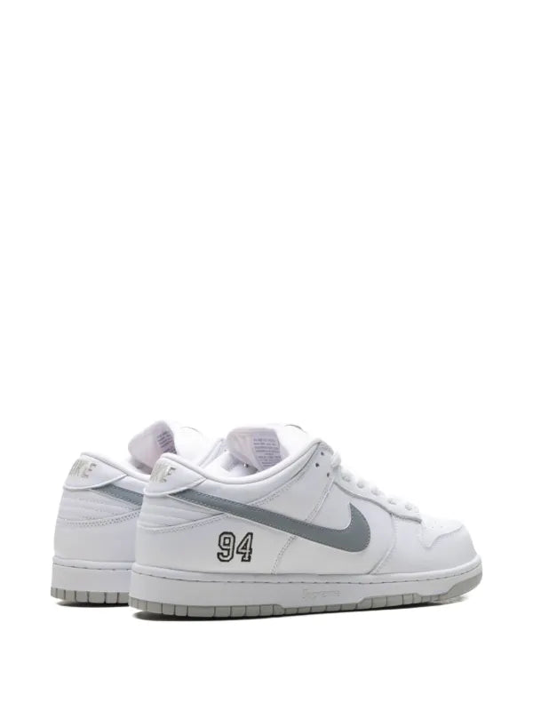 NIKE X SUPREME SB DUNK LOW “SUPREME WHITE” SNEAKERS