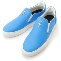 CHROME HEARTS DAGGER SLIP ON BLUE SNEAKERS