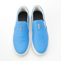 CHROME HEARTS DAGGER SLIP ON BLUE SNEAKERS