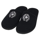 CHROME HEARTS HORSESHOE EMBROIDERY SANDALS