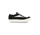 RICK OWENS LOW TOP LACE UP SNEAKERS