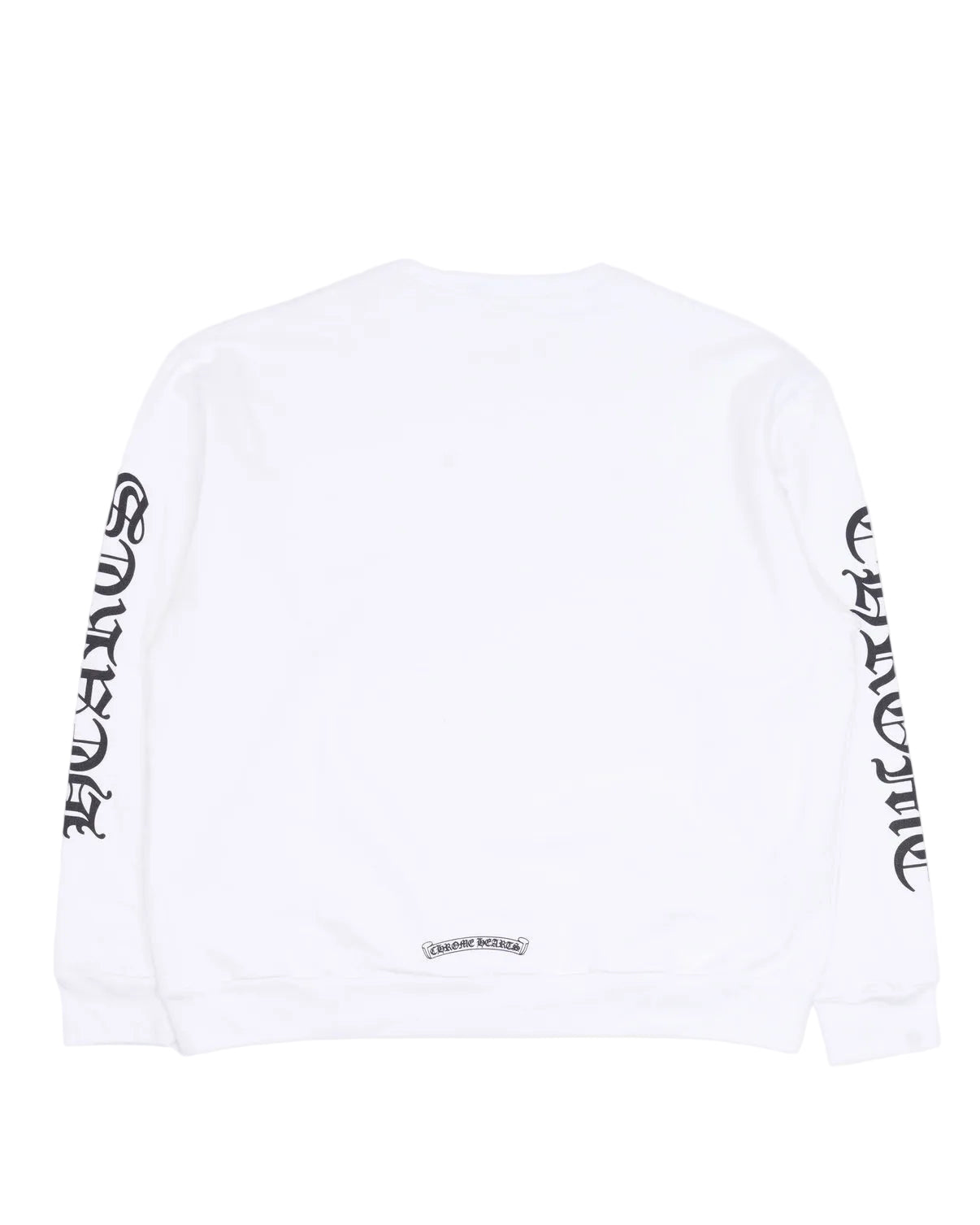 CHROME HEARTS NECK LOGO CREWNECK SWEATSHIRT