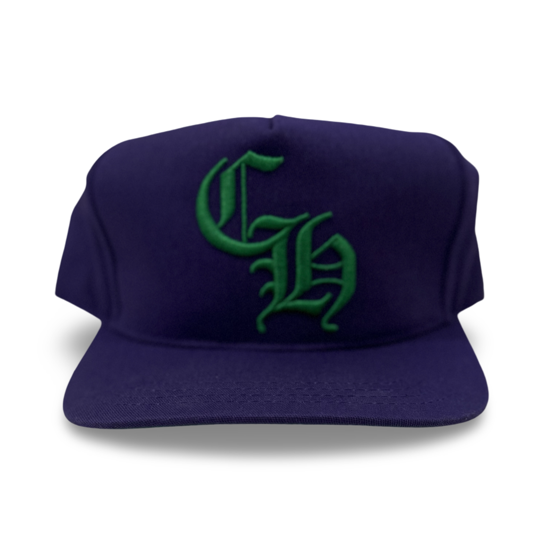 Chrome Hearts CH Baseball Cap
Purple/Green