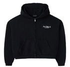 GOLD+VINTAGE GALLERY RASPBERRY HILLS BLACK SUN VALLEY ZIP UP HOODIE