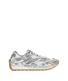 BOTTEGA VENETA ORBIT SILVER/WHITE SNEAKER